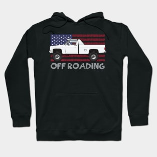 White Off Roading Truck Hoodie